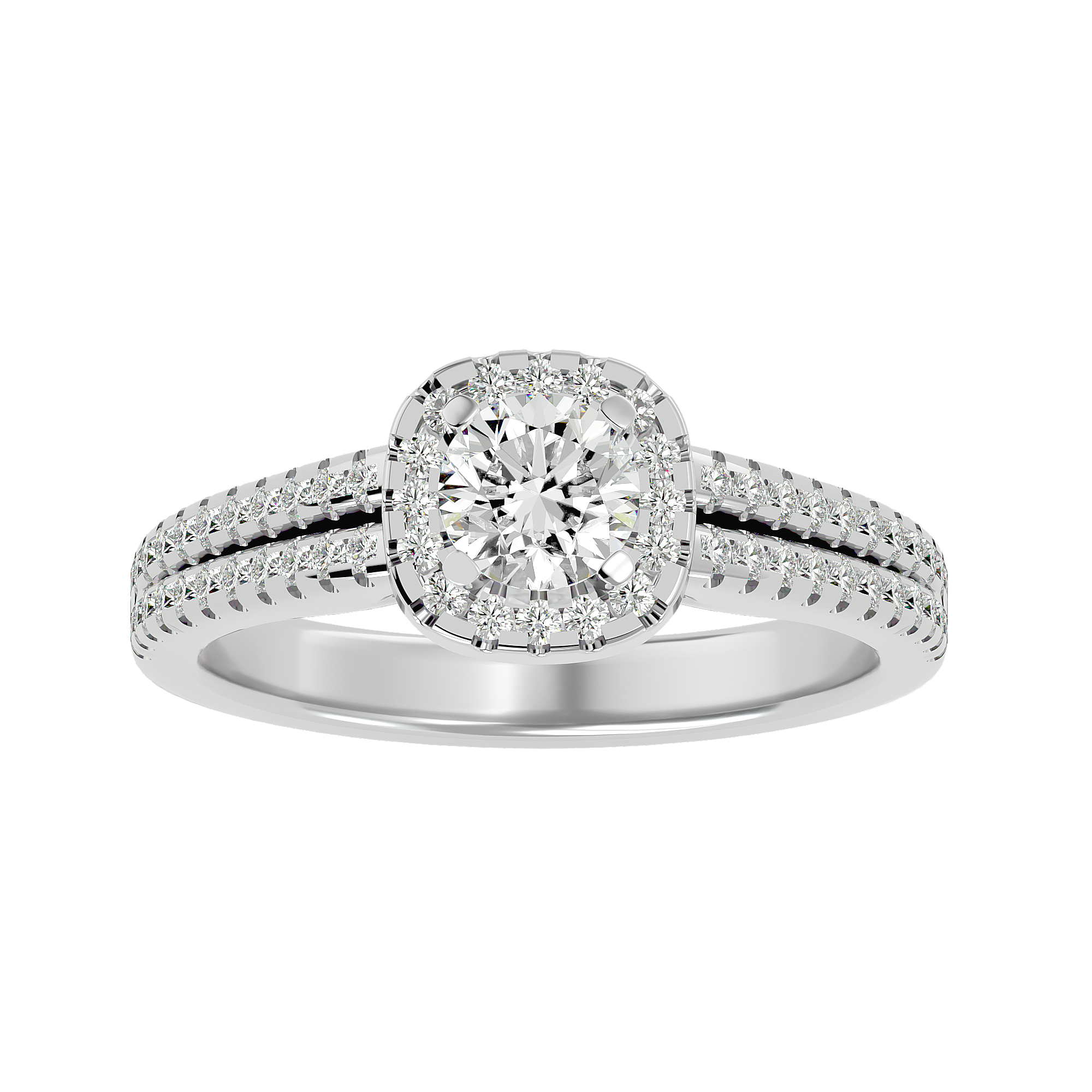 Sunset Radiance Diamond Engagement Ring