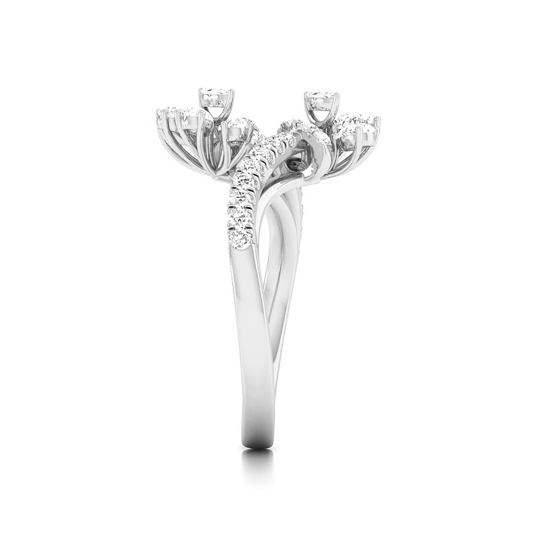 Blooming Floral Diamond Ring