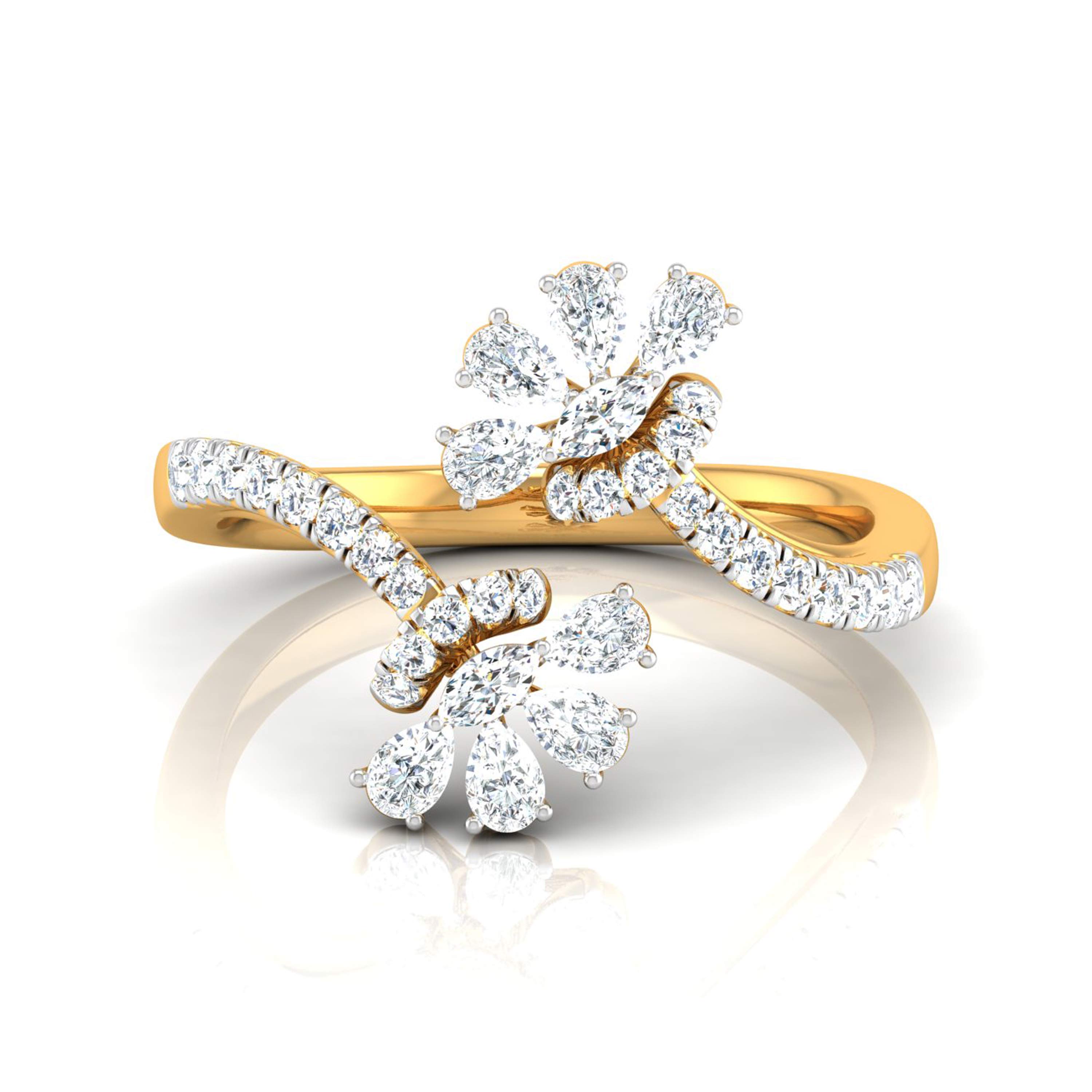 Blooming Floral Diamond Ring