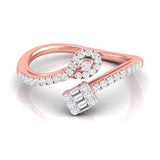 Twisted Elegance Diamond Ring