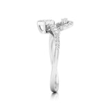 Twisted Elegance Diamond Ring