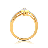 Twisted Elegance Diamond Ring