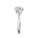 Petal Harmony Diamond Ring