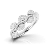 Petal Harmony Diamond Ring