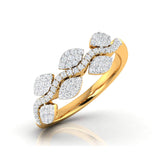 Petal Harmony Diamond Ring