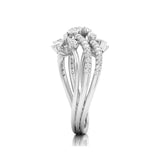 Blossoming Vine Diamond Ring