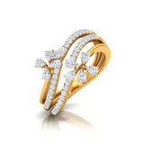 Blossoming Vine Diamond Ring