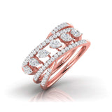 Dewdrop Cascade Diamond Ring