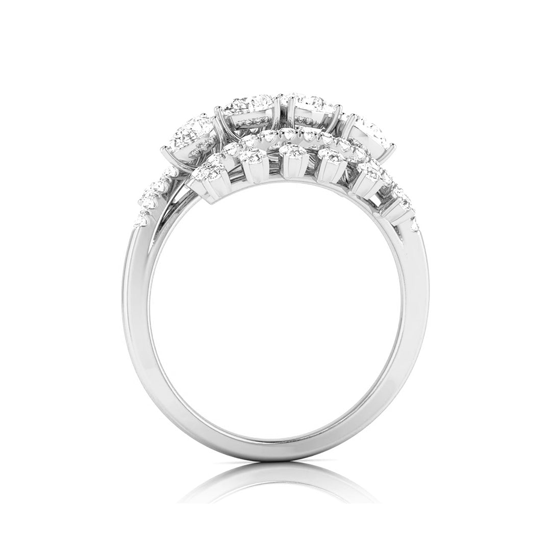 Celestial Cascade Diamond Ring