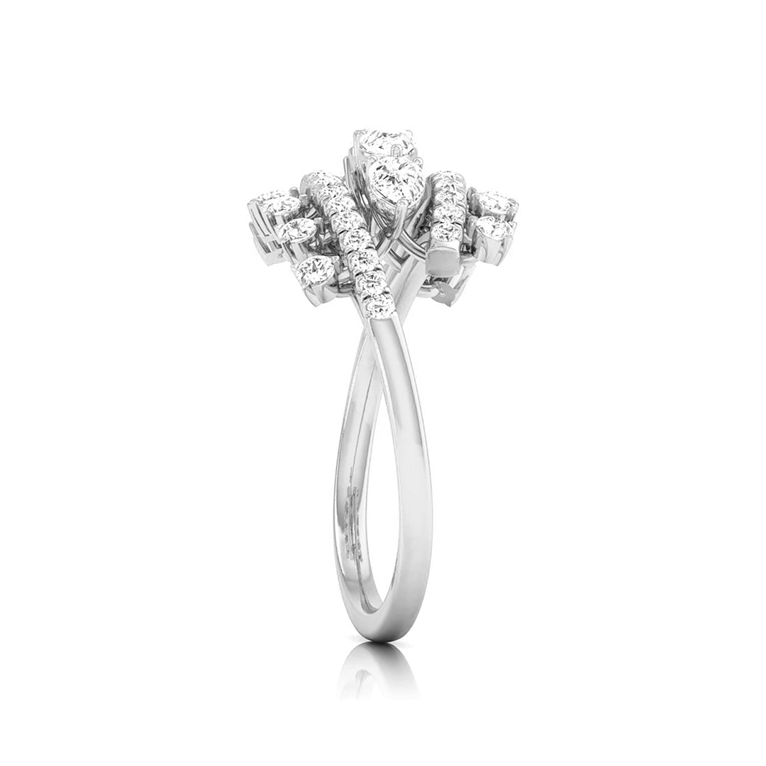 Celestial Cascade Diamond Ring