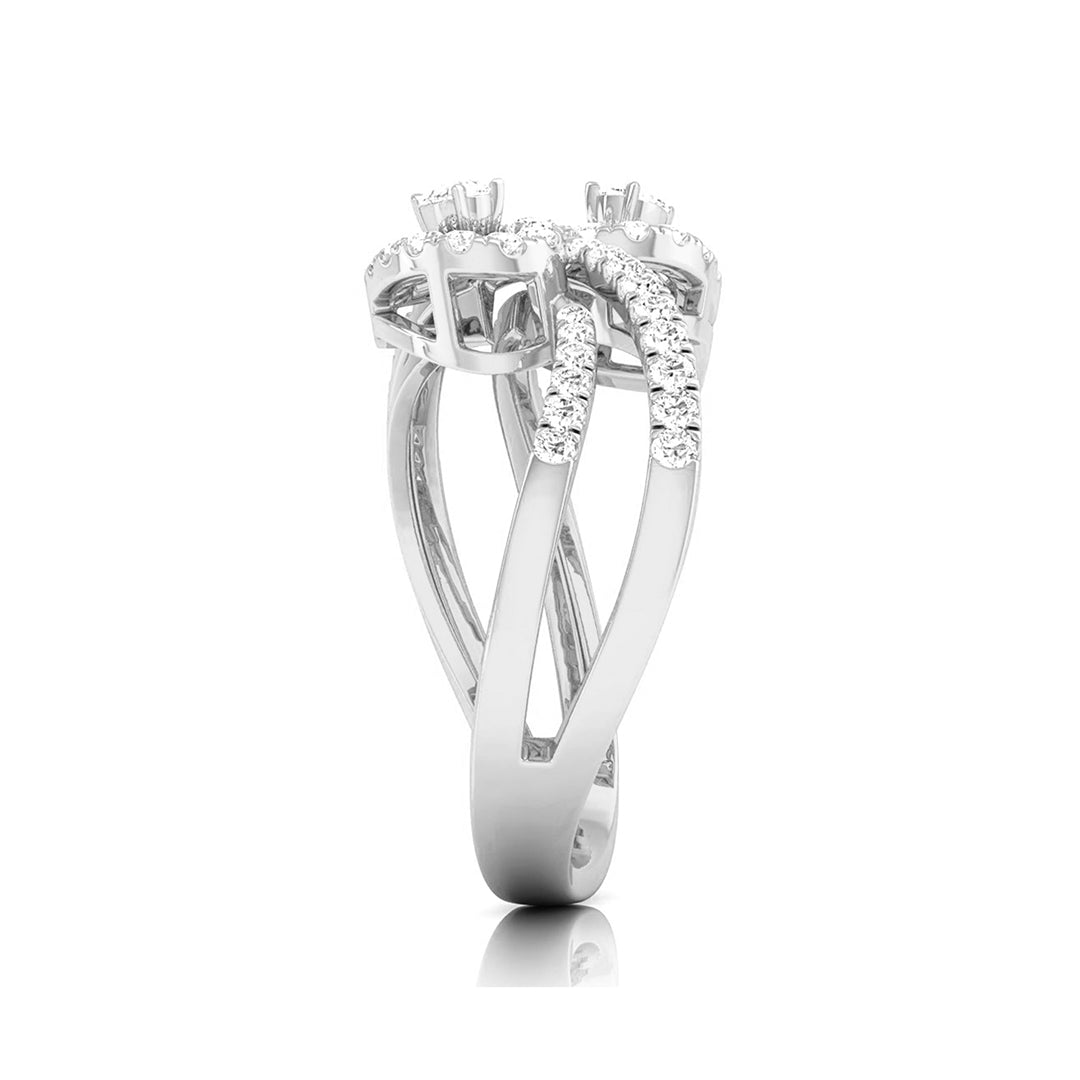 Eternal Grace Teardrop Diamond Ring