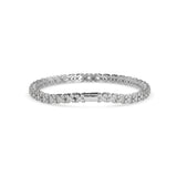 Double Row Diamond Tennis Bracelet