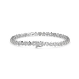 Heart Link Diamond Bracelet