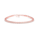 Floral Diamond Tennis Bracelet