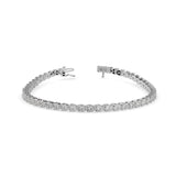 Floral Diamond Tennis Bracelet