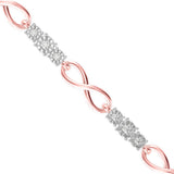 Infinity Symbol and Diamond Bracelet