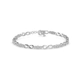 Infinity Symbol and Diamond Bracelet