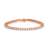 Brilliant Round-Cut Tennis Bracelet