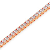 Brilliant Round-Cut Tennis Bracelet