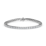 Brilliant Round-Cut Tennis Bracelet