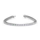 Brilliant Round-Cut Tennis Bracelet