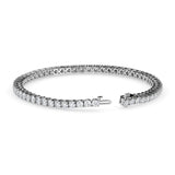 Brilliant Round-Cut Tennis Bracelet