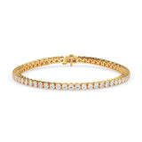 Brilliant Round-Cut Tennis Bracelet