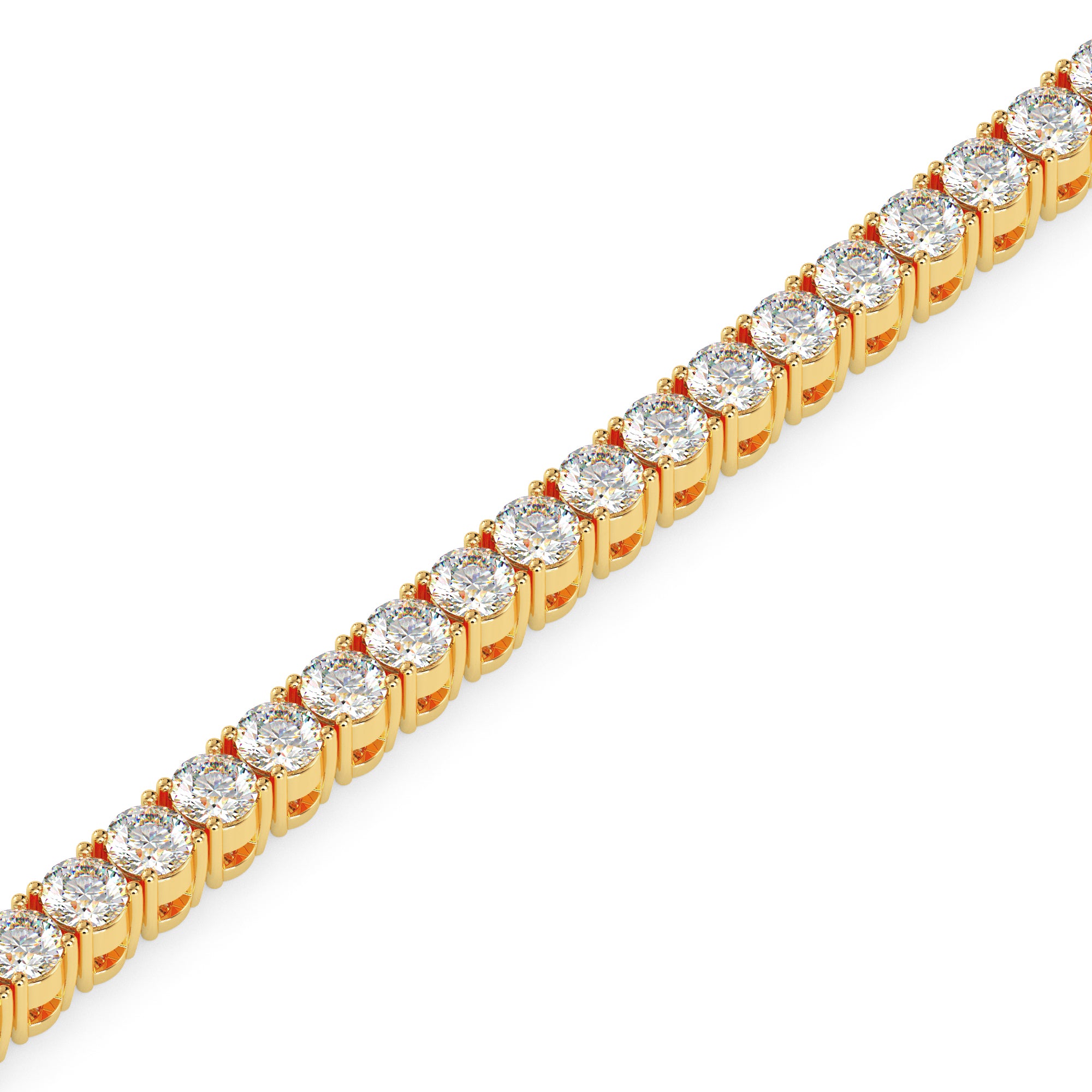 Brilliant Round-Cut Tennis Bracelet