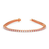 Princess-Cut Tennis Bracelet