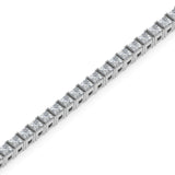 Princess-Cut Tennis Bracelet