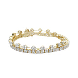 Sparkling Double Row Bracelet