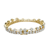 Sparkling Double Row Bracelet