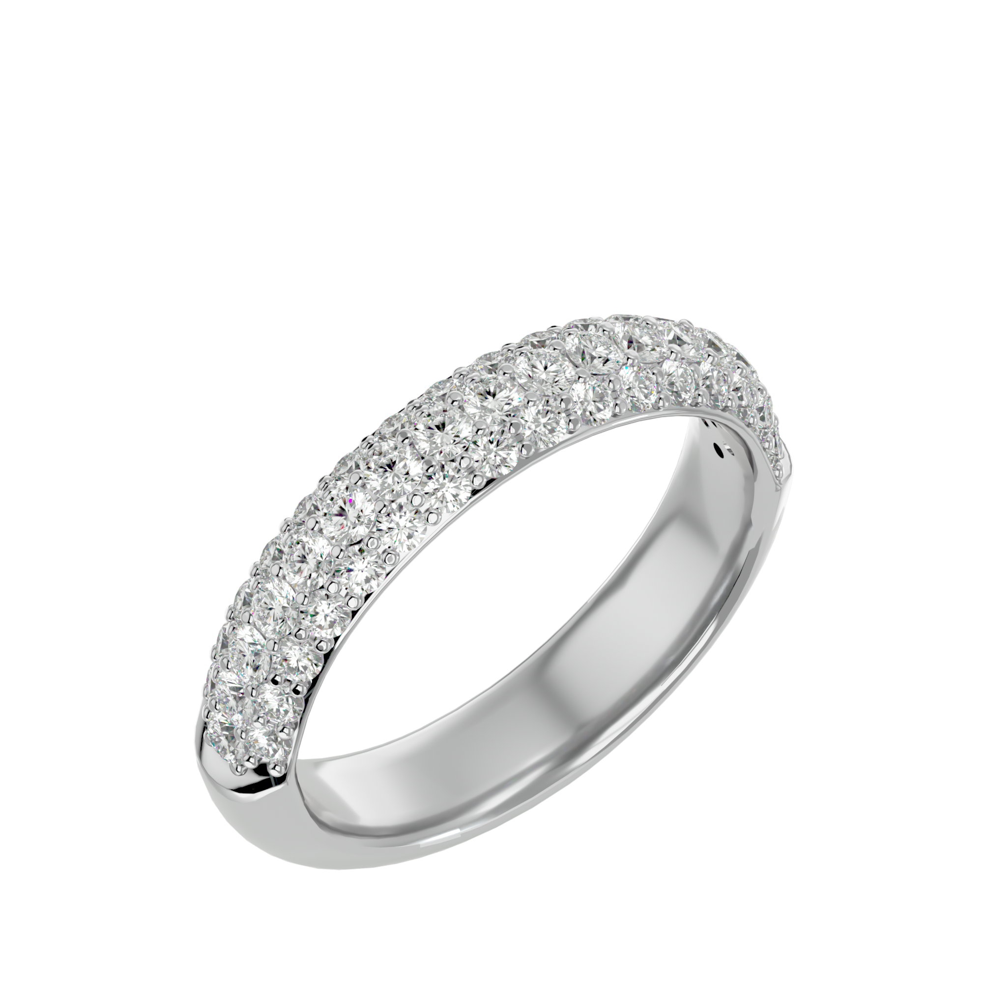 Golden Brilliance Full Eternity Diamond Ring
