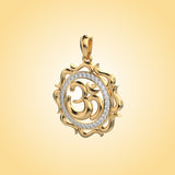 Mighty Om Diamond Pendant