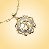 Mighty Om Diamond Pendant